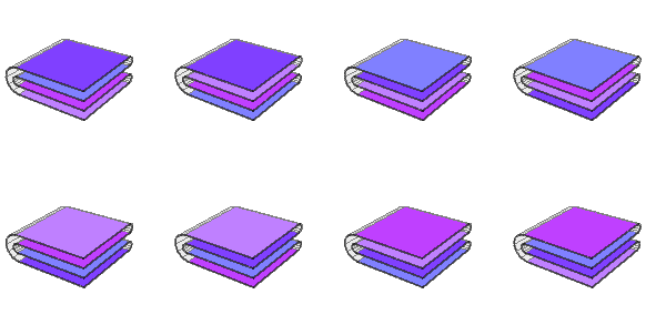 2x2 map, 8 foldings