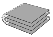 2 x 2 blank sheet, only one shape